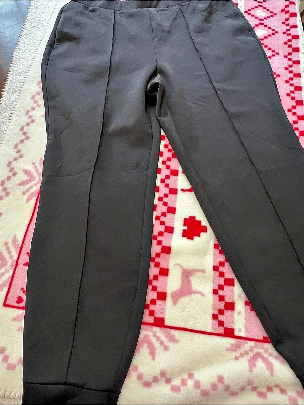Express Supersoft Doubleknit Jogger Black Jogger Pants Size large